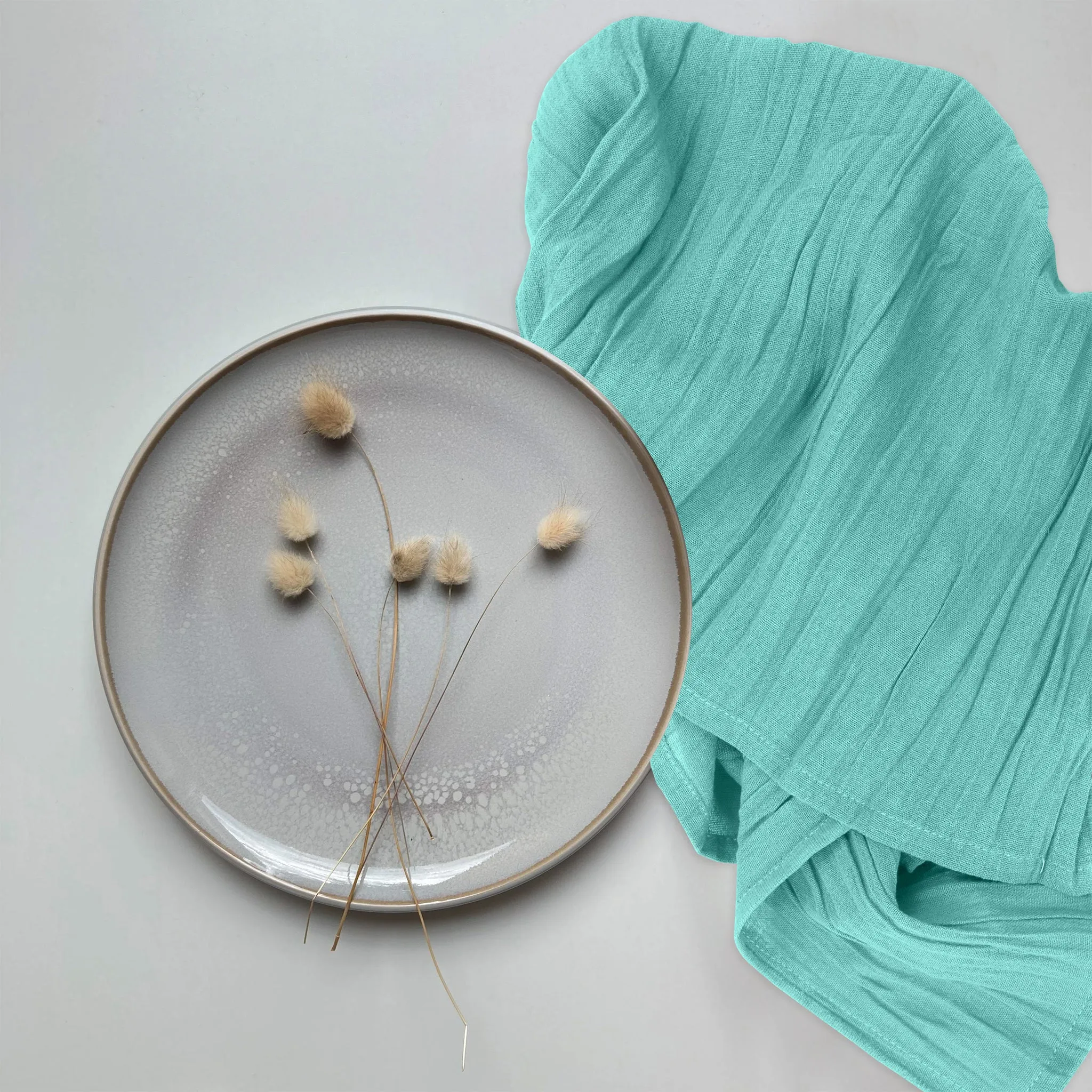 100% Ring Spun Cotton Flour Sack Towels by Ruvanti-36 Pack (28x28 Inches)