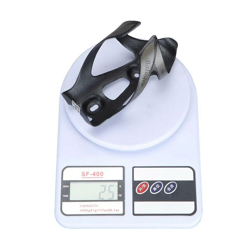 2023 hot BALUGOE Full Carbon Bicycle water bottle cage 24G MTB road Bike bottle holder Ultra light cycle equipment matte / light
