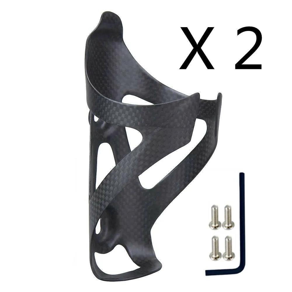2023 hot BALUGOE Full Carbon Bicycle water bottle cage 24G MTB road Bike bottle holder Ultra light cycle equipment matte / light