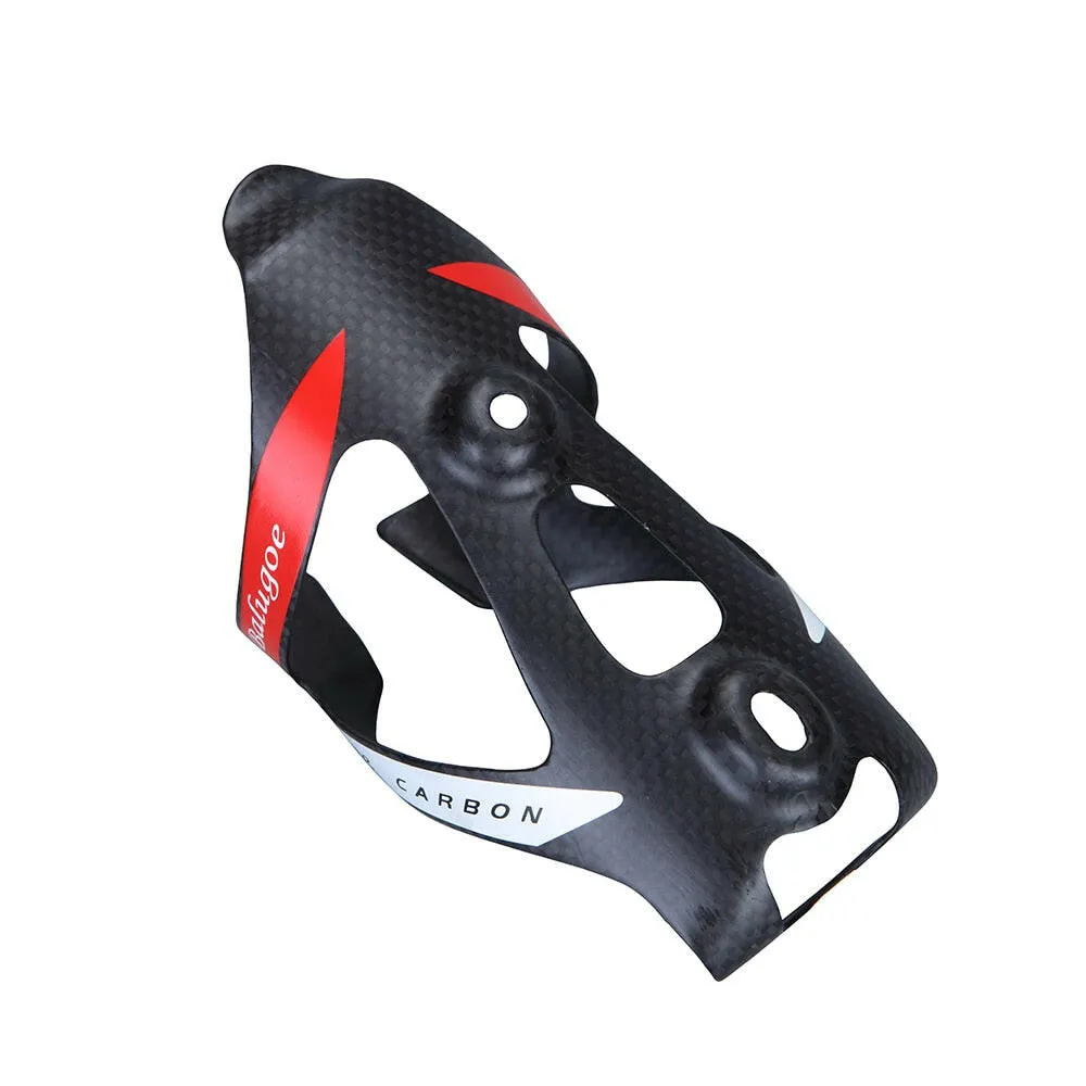 2023 hot BALUGOE Full Carbon Bicycle water bottle cage 24G MTB road Bike bottle holder Ultra light cycle equipment matte / light
