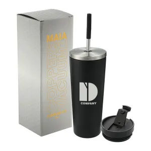 24 Oz. Maia 2-in-1 Copper Vacuum Tumbler Kit (Q684622)