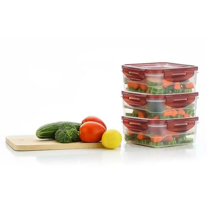 3 pcs set Airtight BPA-Free Modular Fridge Storage Containers