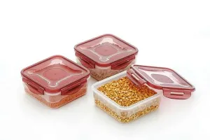 3 pcs set Airtight BPA-Free Modular Fridge Storage Containers