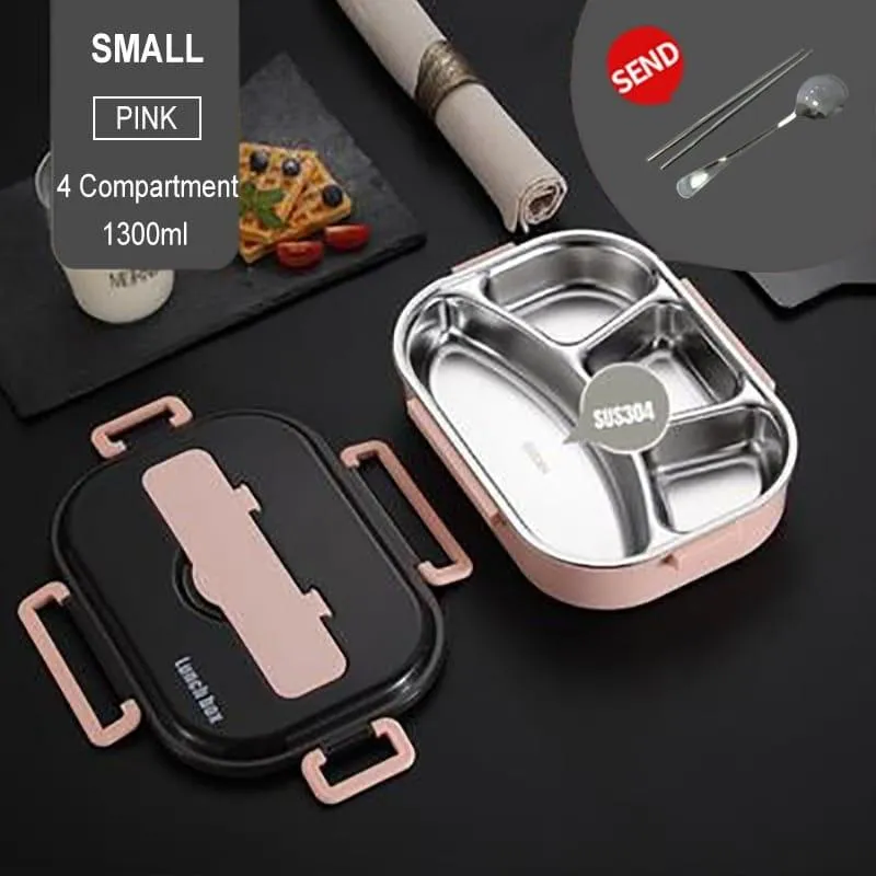 304 Stainless Steel Colorful Design Lunch Box