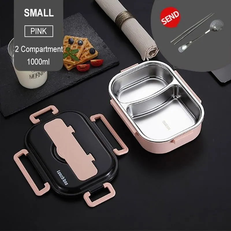 304 Stainless Steel Colorful Design Lunch Box