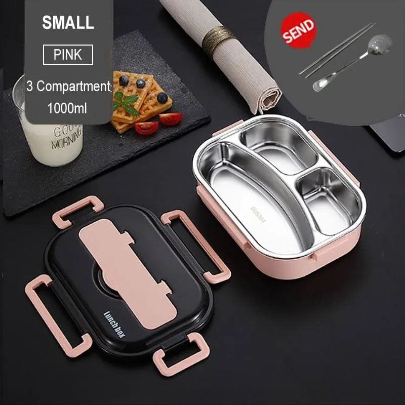 304 Stainless Steel Colorful Design Lunch Box