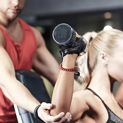 6PCS Stretchable Wristband Wristlet Keychain Wrist Key Chain Wristlet,Spring Flexible Spiral Wrist Coil Wrist Key Holder Key Ring for Sauna Gym Pool ID Badge and Outdoor Sports