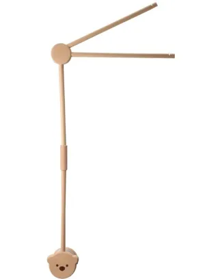 85.5 CM Wooden Baby Bed Mobile Crib Arm Baby Mobile Holder for Nursery Decor, Infant Bed Mobile Arm Holder