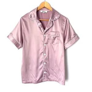 Aibrou Mauve Silk Feel Pajama Set- Size M (SOLD AS SET)