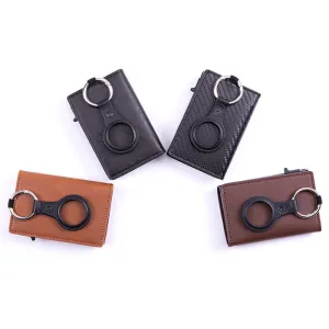 AirTag Card Holder Keychain Anti-Lost Card Sleeve