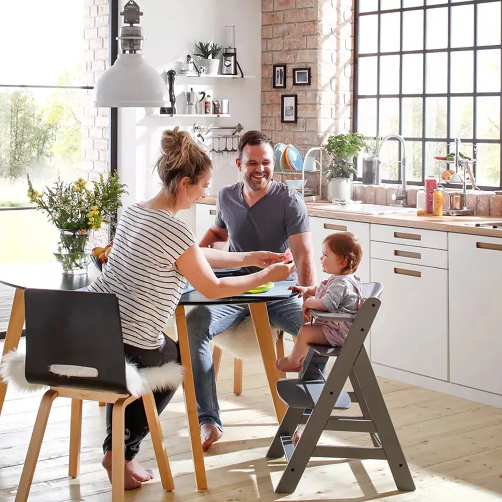 Alpha  Highchair with Tray - White
