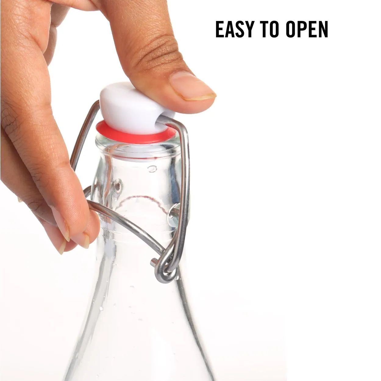 Aquaria Glass Water Bottle, 1000ml