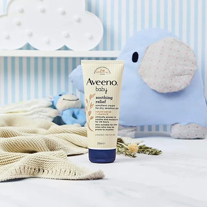 Aveeno Baby Soothing Relief Emollient Cream (200ml)