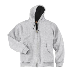 B1323M Mens CornerStone Heavyweight Full Zip Hooded Sweatshirt with Thermal Lining