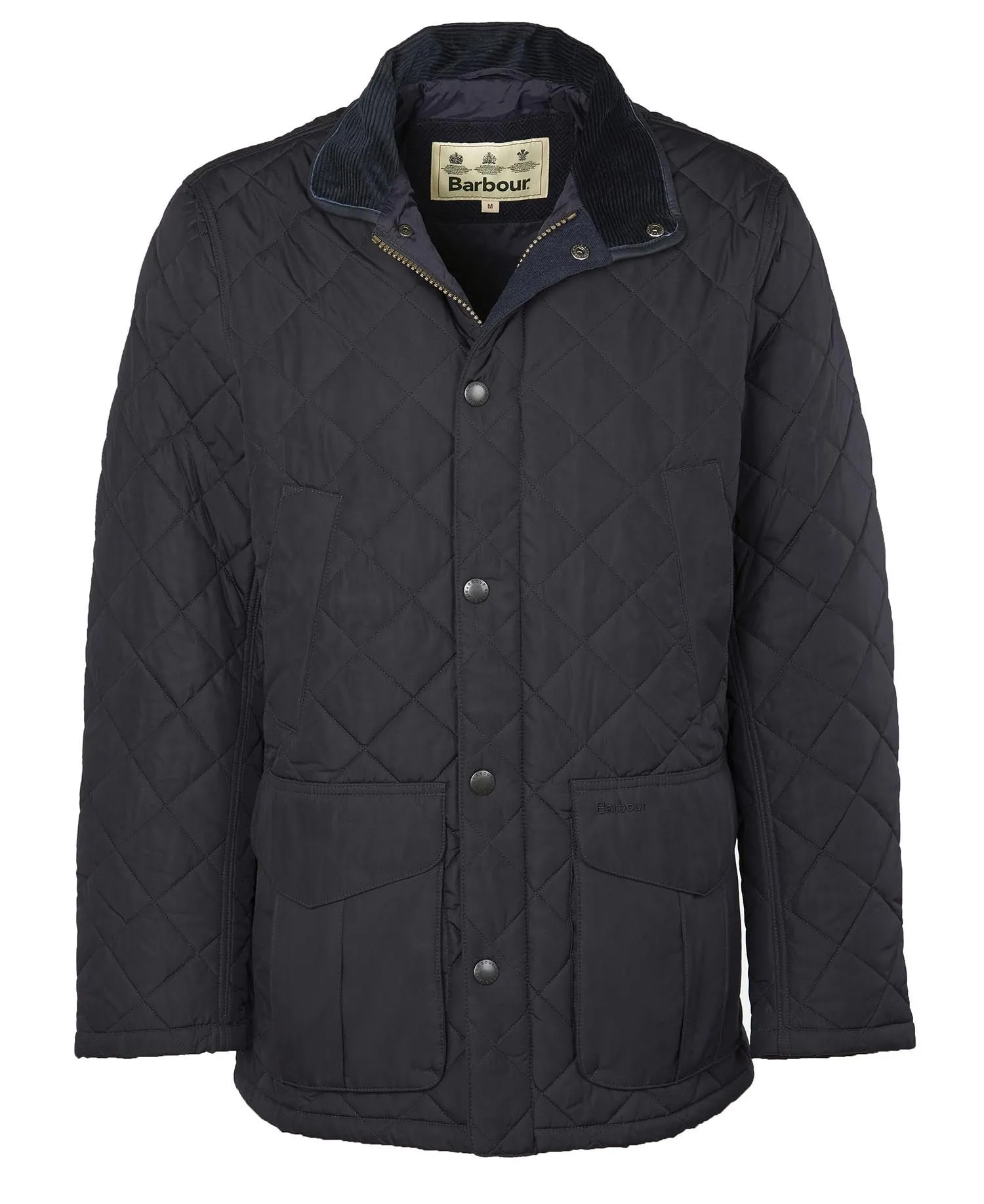 BARBOUR DEVON QUILTED JACKET - NAVY