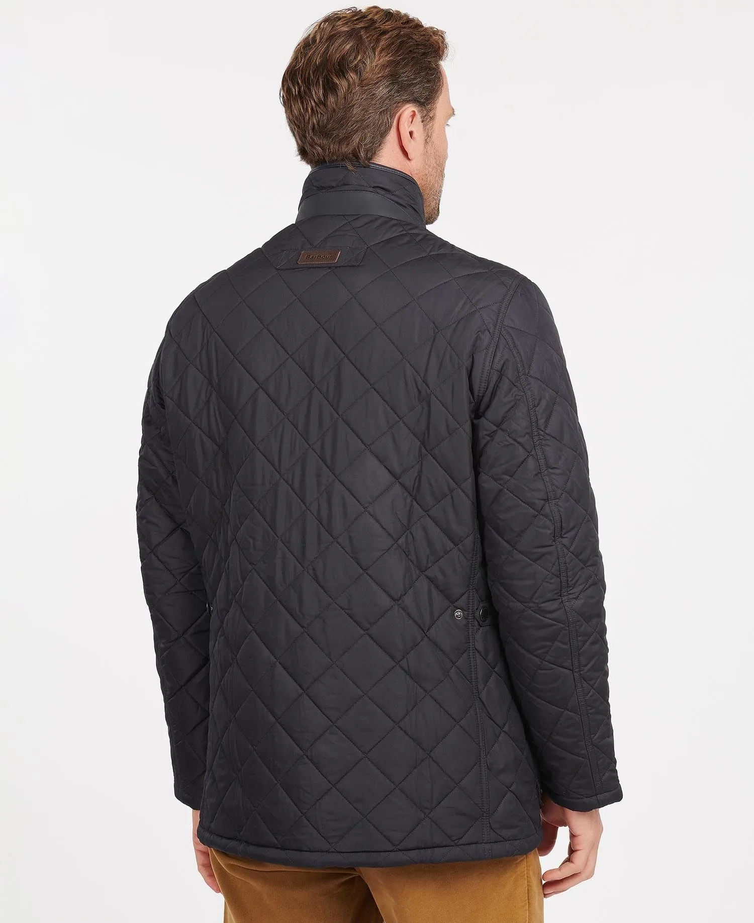 BARBOUR DEVON QUILTED JACKET - NAVY