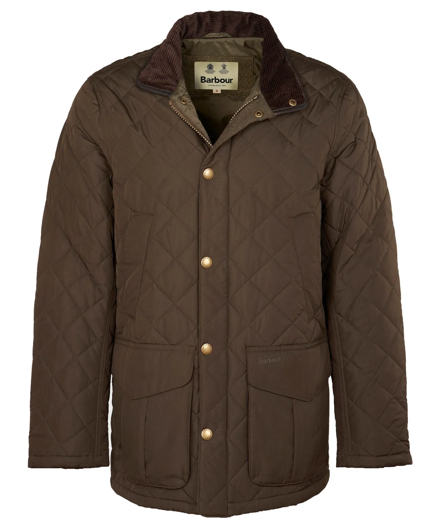 BARBOUR DEVON QUILTED JACKET - OLIVE