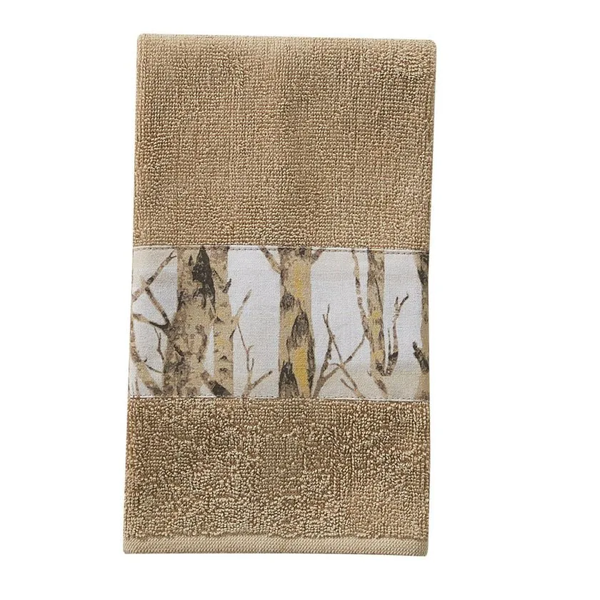 Birch-Forest Terry Fingertip Towels - Set of 2