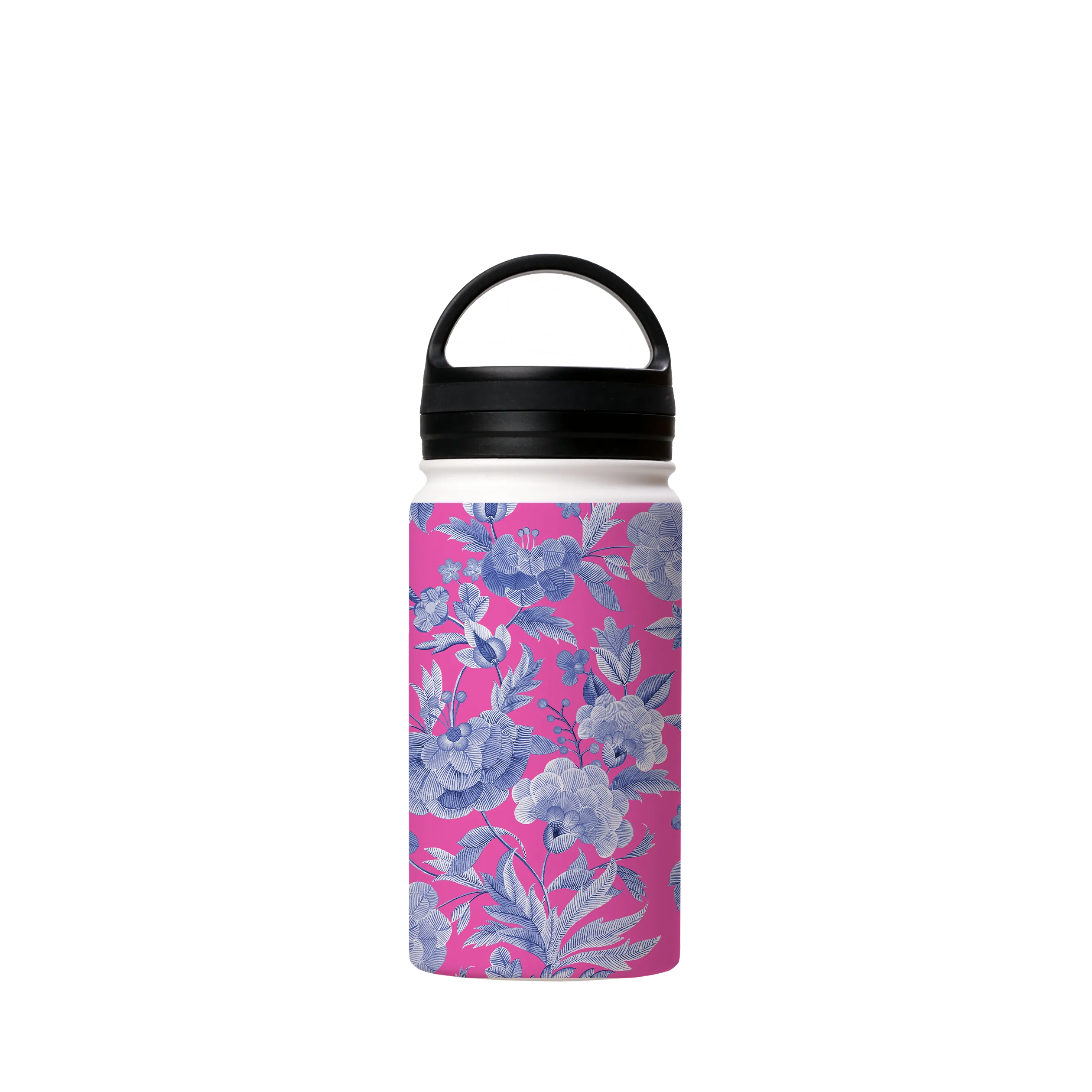 Blue Tapestry Pink Insulated Stainless Steel Water Bottle