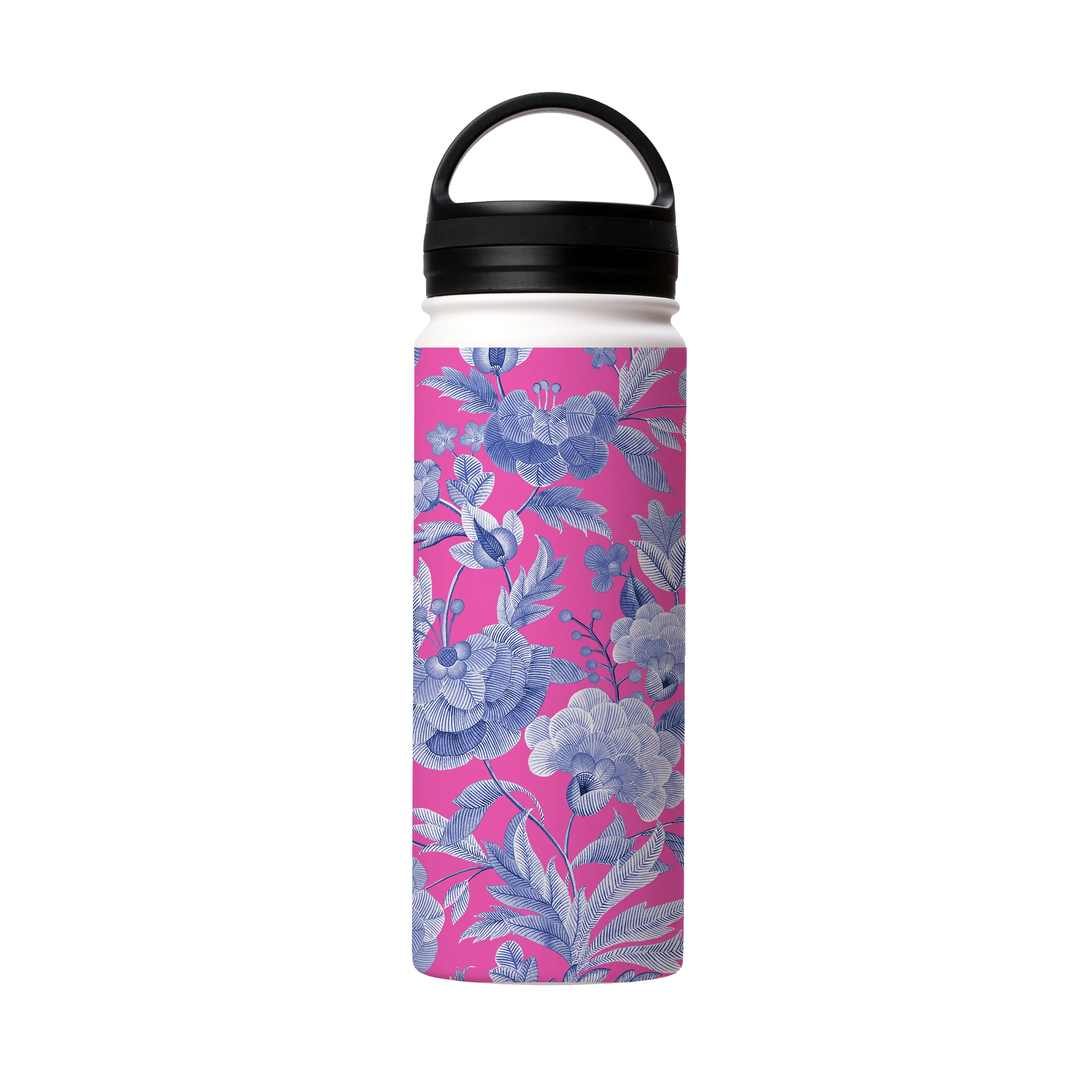 Blue Tapestry Pink Insulated Stainless Steel Water Bottle