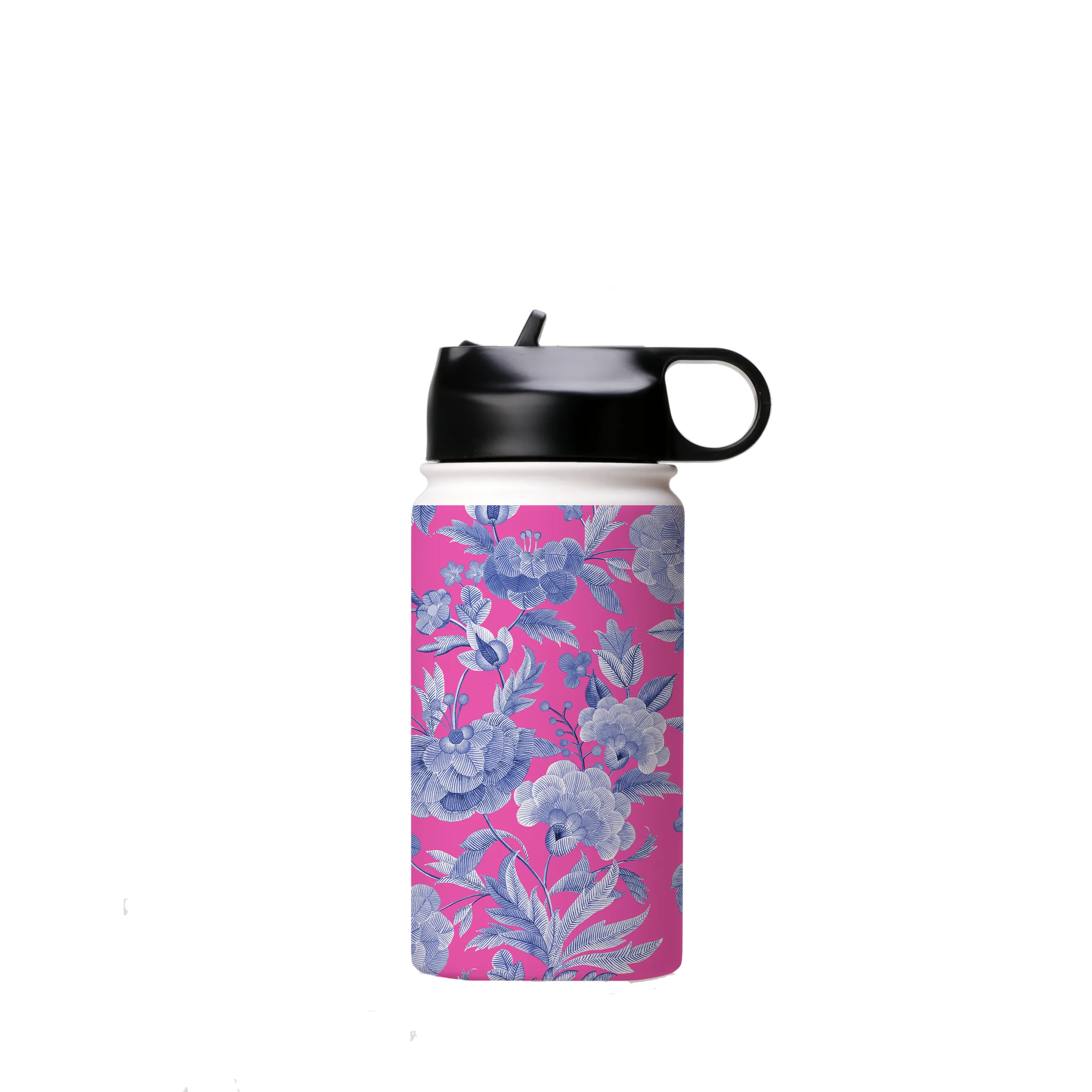 Blue Tapestry Pink Insulated Stainless Steel Water Bottle