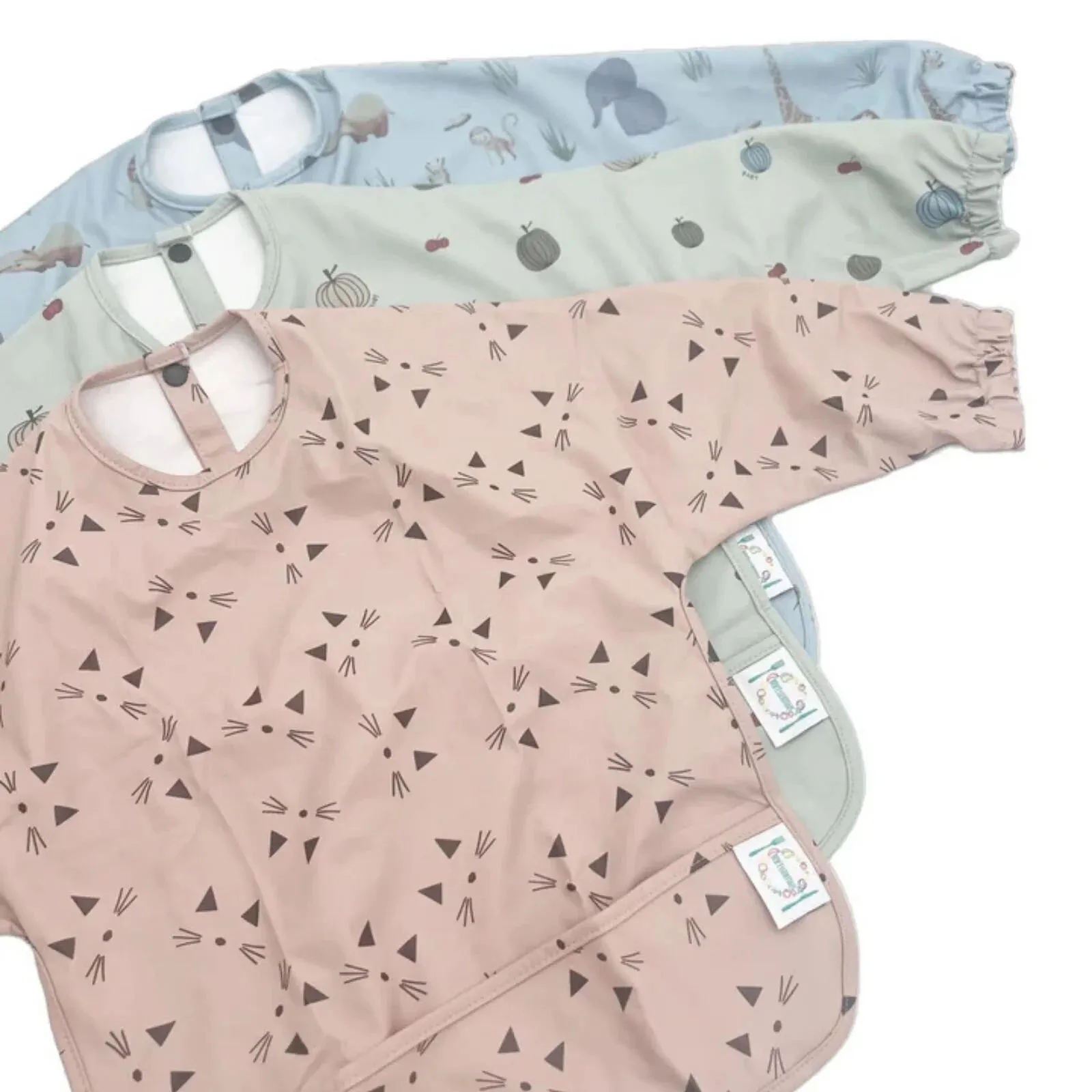 BLW Essentials Waterproof Long Sleeved Coverall Bib - Green