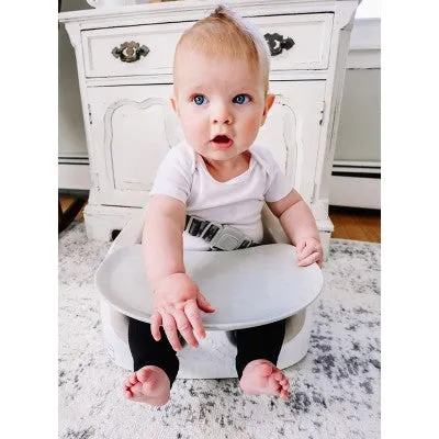 Bumbo Baby Infant Toddler Soft Foam Multi Seat with Removable Tray and Safety Buckle Straps for Kids' 6-36m - Taupe