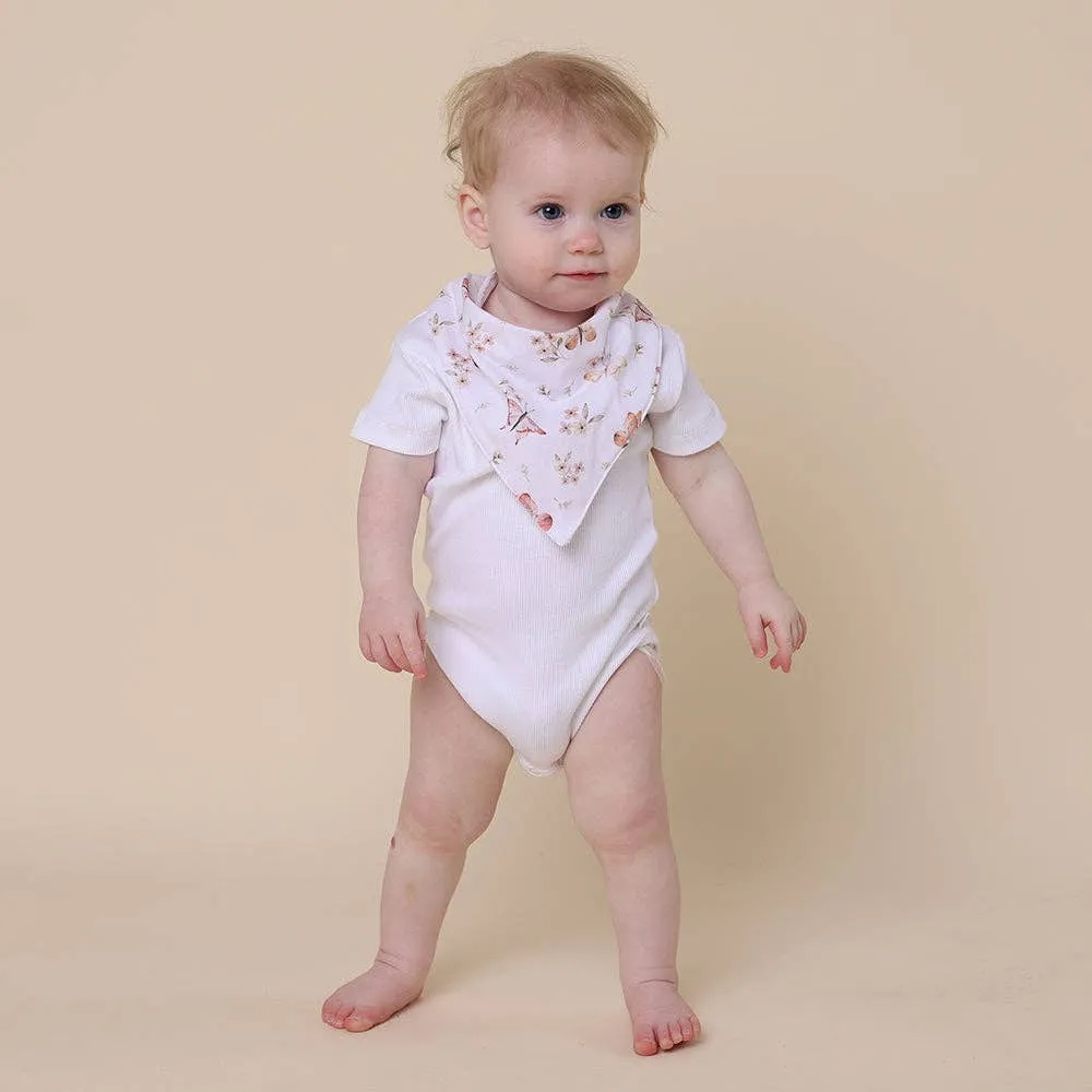 Butterfly Organic Dribble Bib