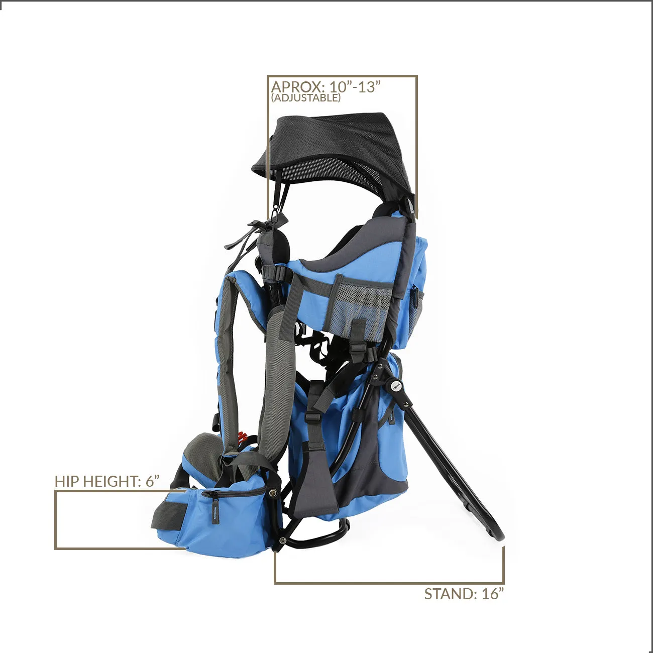 Canyonero Baby Backpack Child Carrier, True Blue