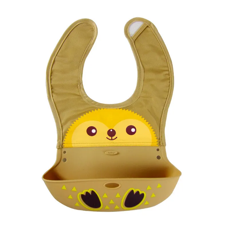Cartoon Silicone Baby Bib