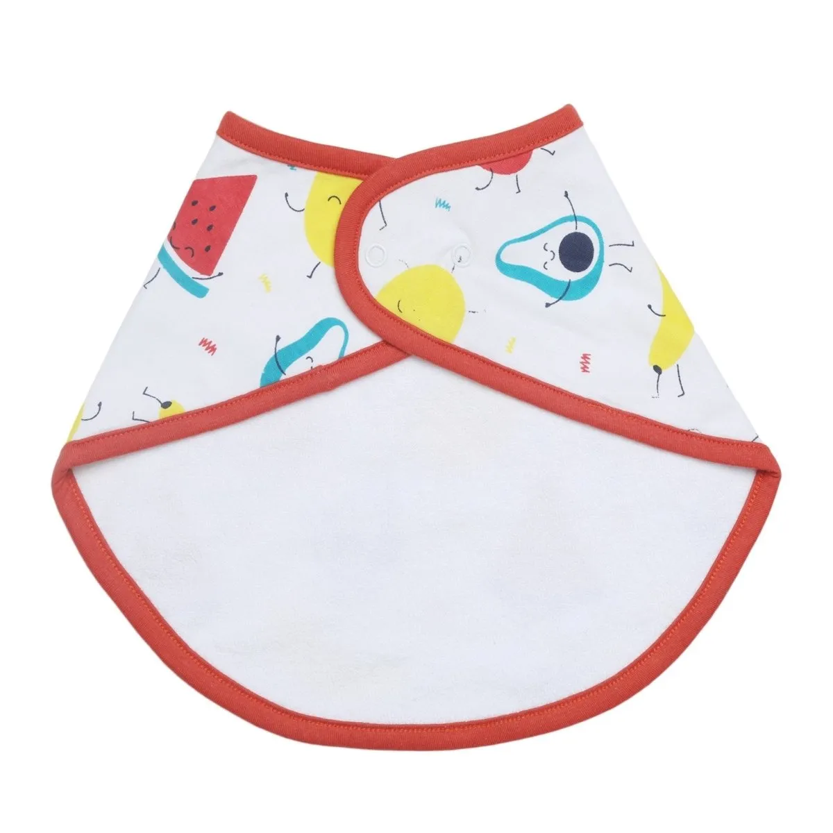 Combo of Fruity Cutie And Sweet Like A Doughnut Feeding Bibs- (Pack of 2)