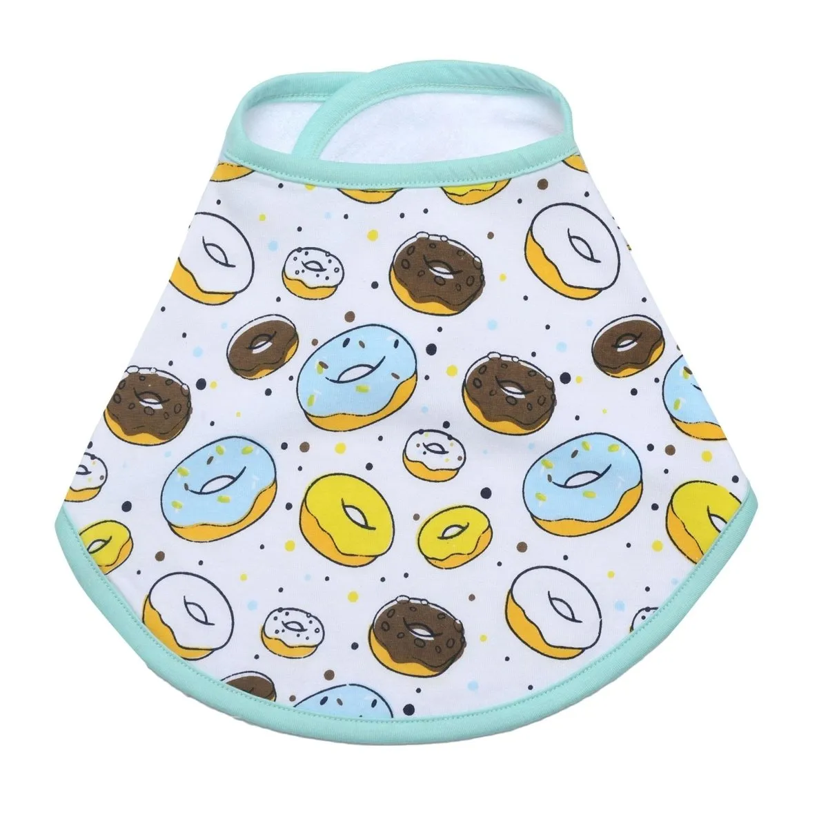 Combo of Fruity Cutie And Sweet Like A Doughnut Feeding Bibs- (Pack of 2)