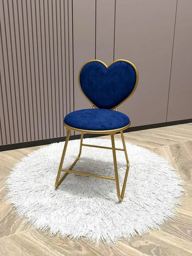 Contemporary Metal Nail Dressing Table Chairs