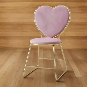 Contemporary Metal Nail Dressing Table Chairs