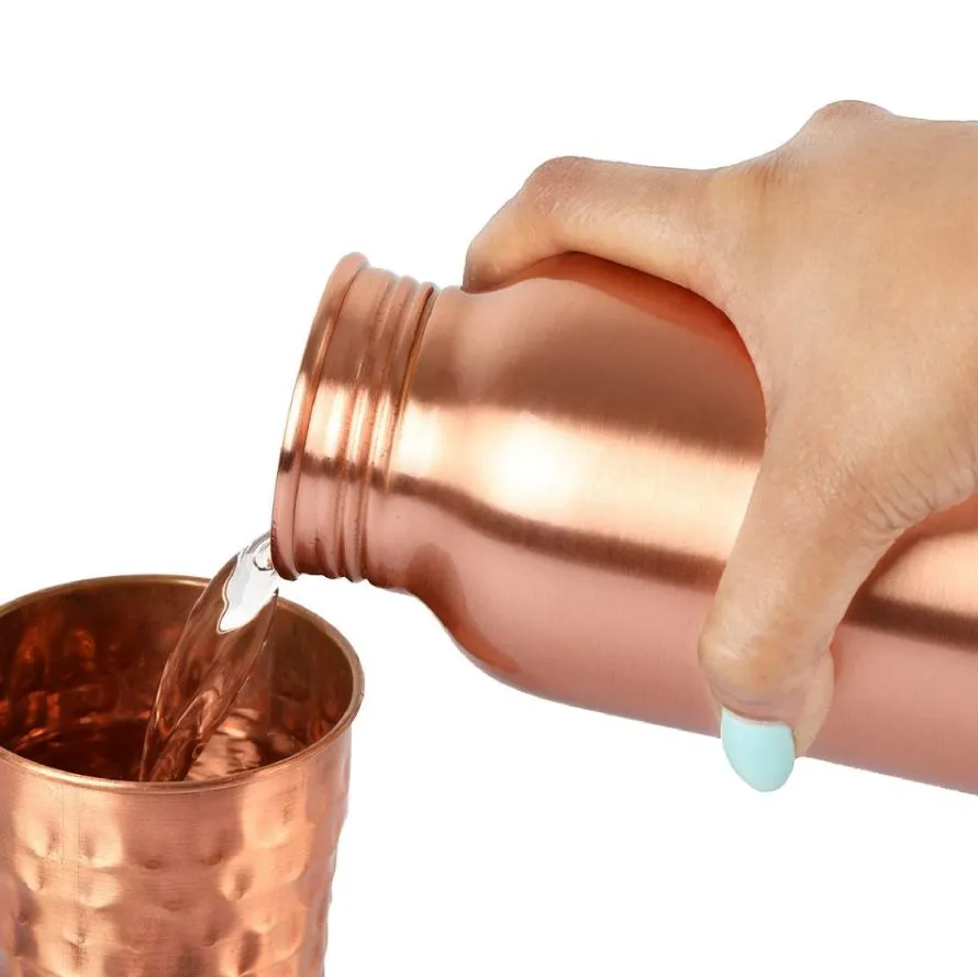 Cop-Pura Neer Copper Water Bottle, 1000ml