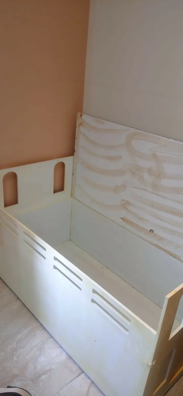 Customised Baby bed with storage, Dimensions: L49×W26×H28 inches
