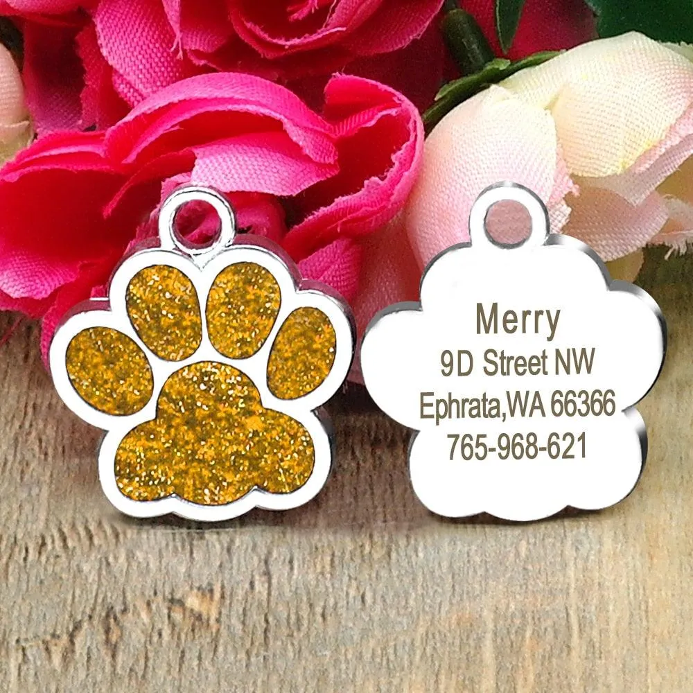 Cute Paw Shaped Tag