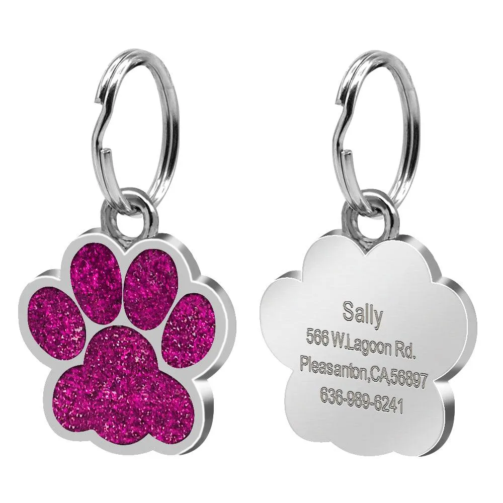 Cute Paw Shaped Tag
