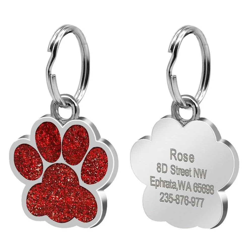 Cute Paw Shaped Tag