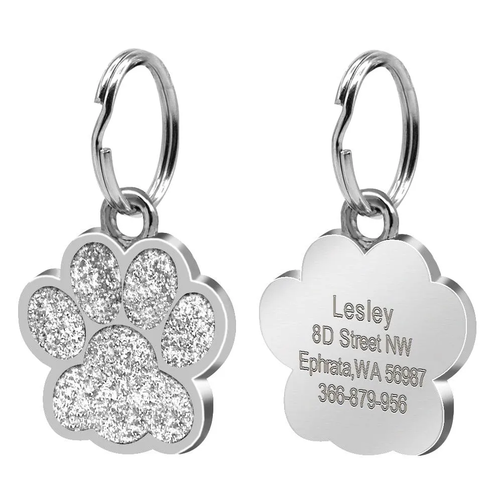 Cute Paw Shaped Tag