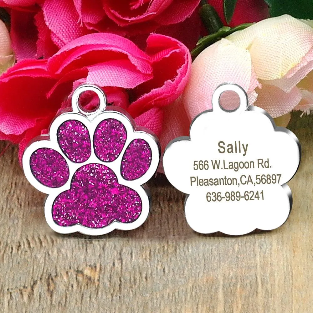 Cute Paw Shaped Tag