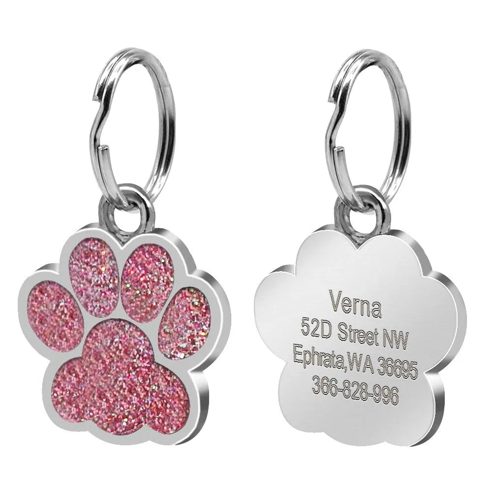 Cute Paw Shaped Tag