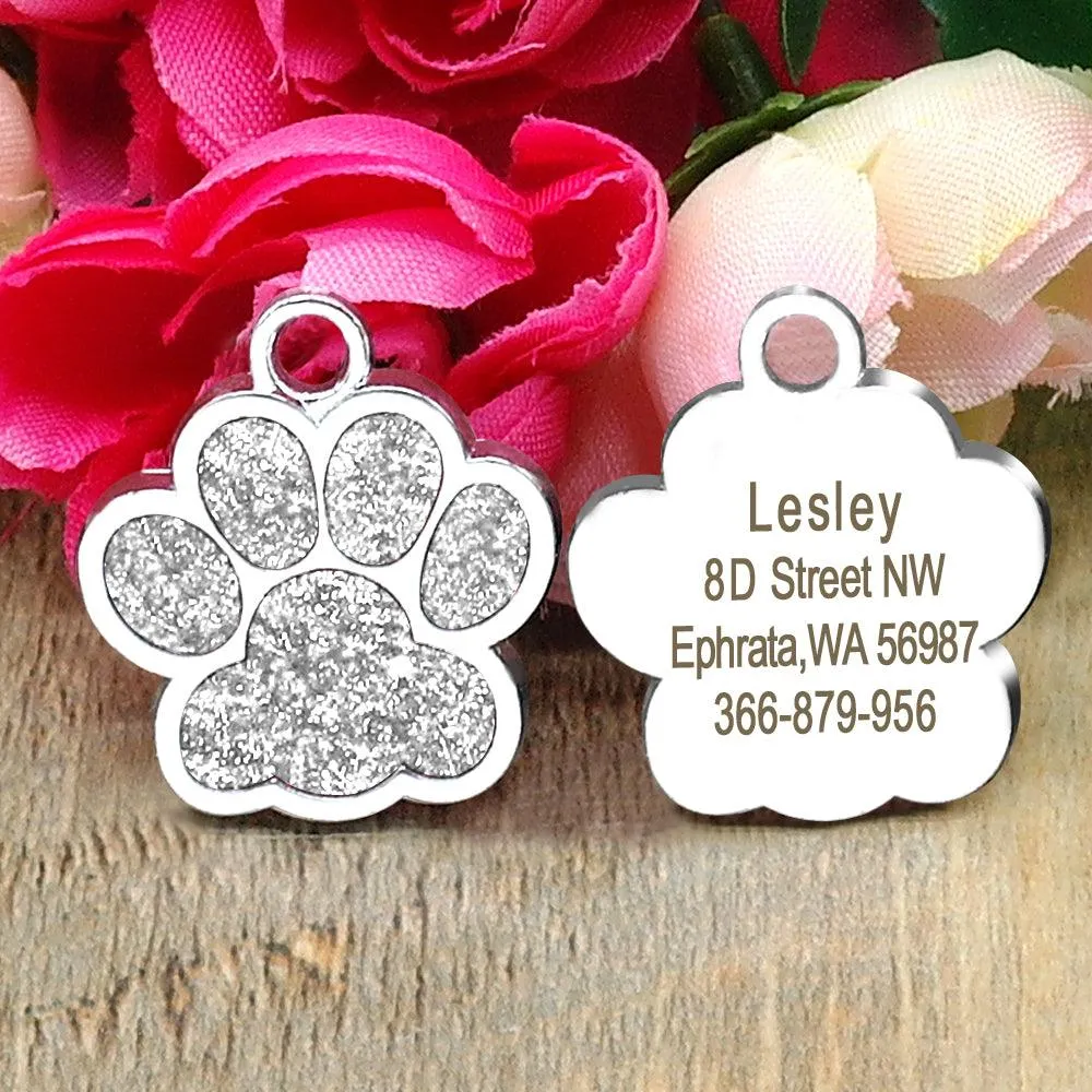 Cute Paw Shaped Tag