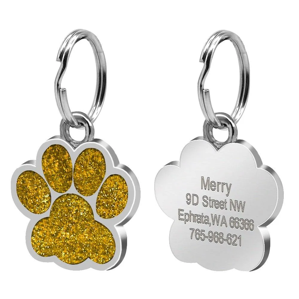 Cute Paw Shaped Tag