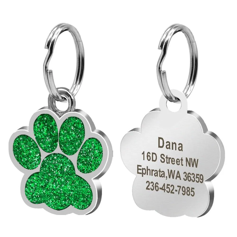 Cute Paw Shaped Tag