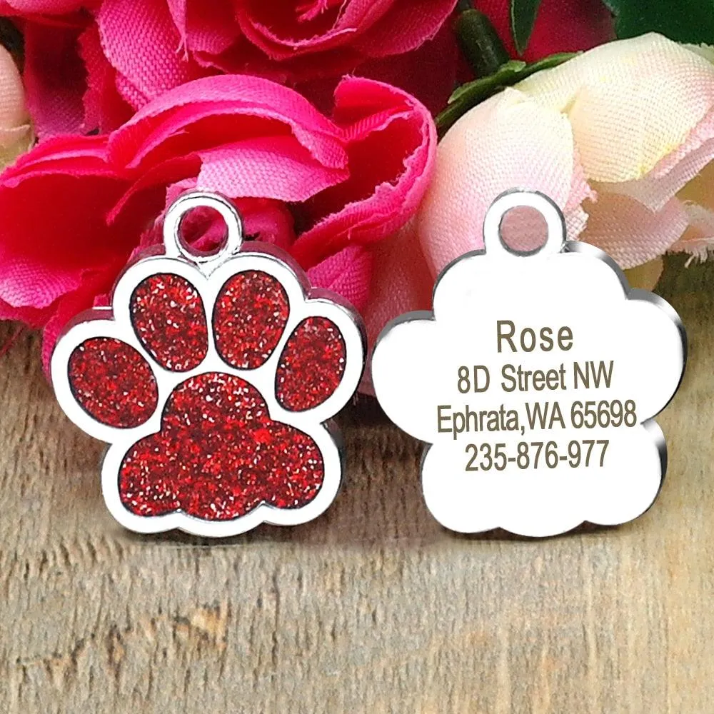 Cute Paw Shaped Tag
