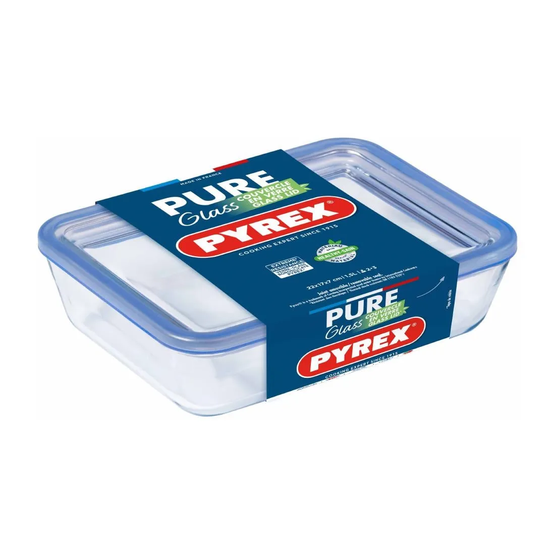 CZ081 Pyrex Pure Glass Food Storage Container 1.6Ltr
