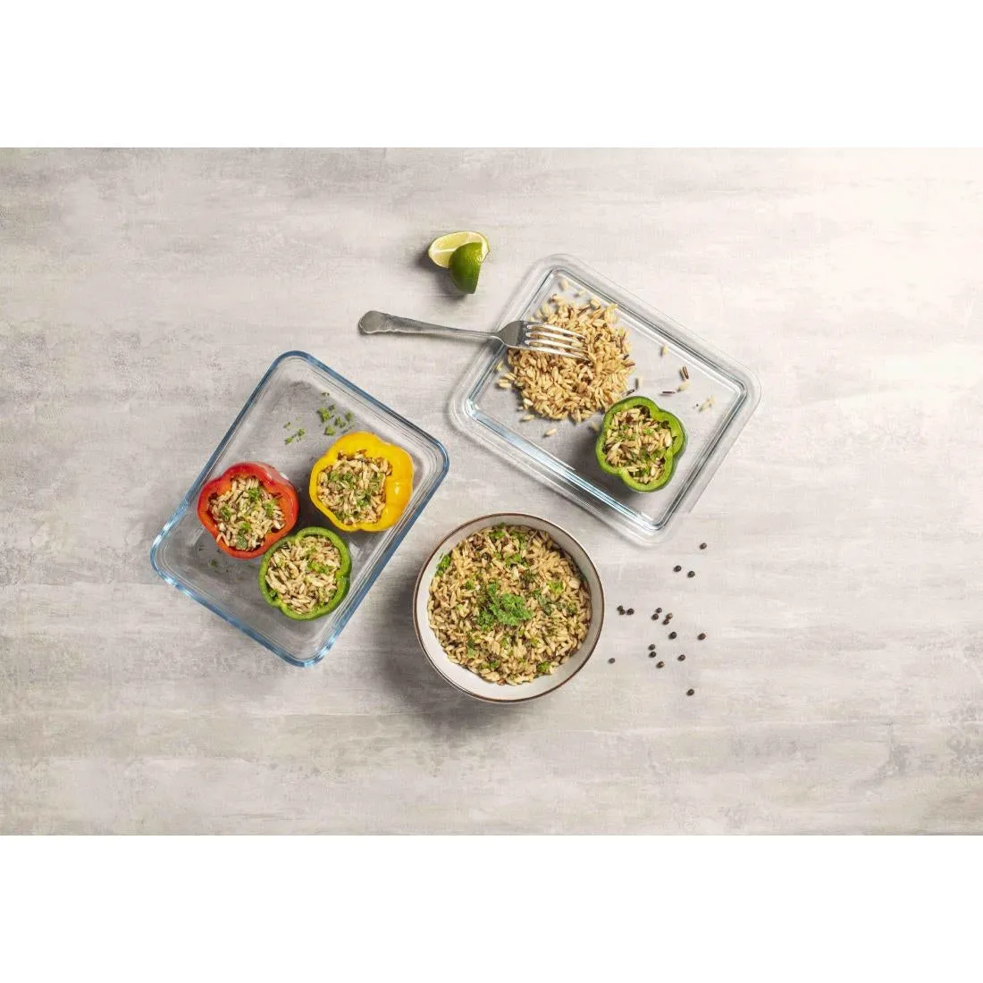 CZ081 Pyrex Pure Glass Food Storage Container 1.6Ltr