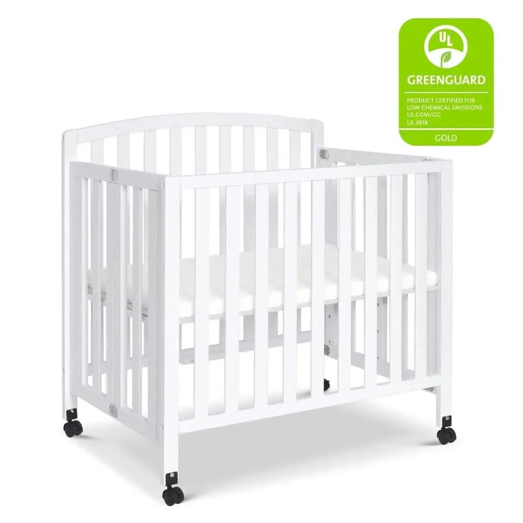DaVinci Dylan Folding Portable 3-in-1 Mini Crib and Twin Bed
