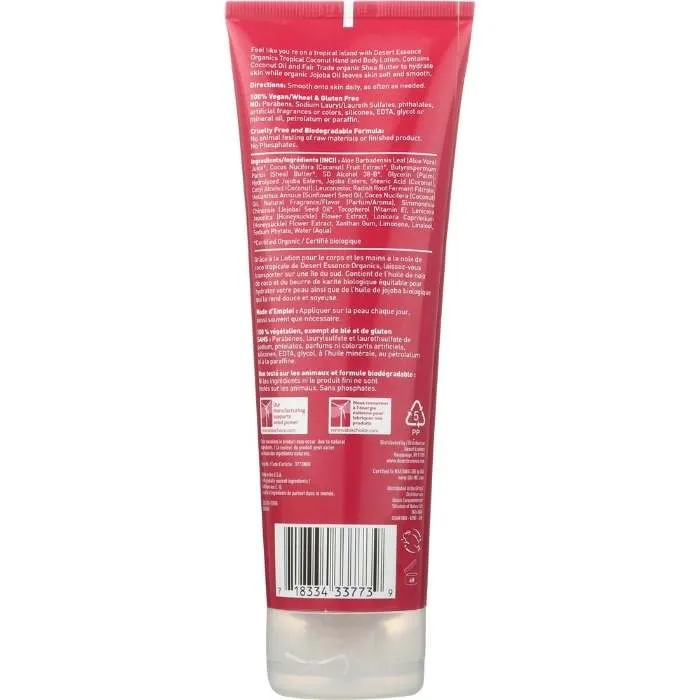 Desert Essence - Vegan Hand & Body Lotions